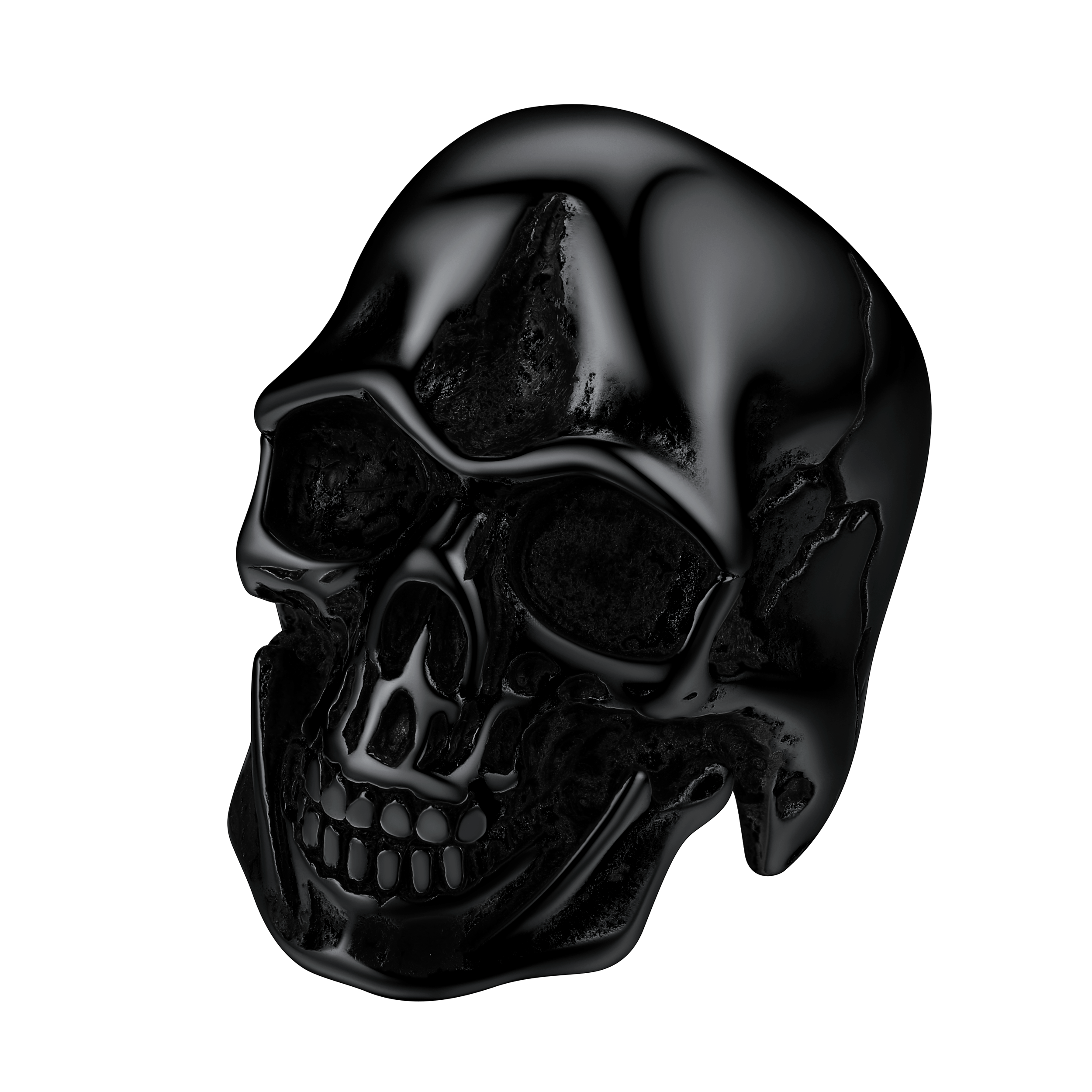 Gothic Biker Skull Stainless Steel Ring For Men