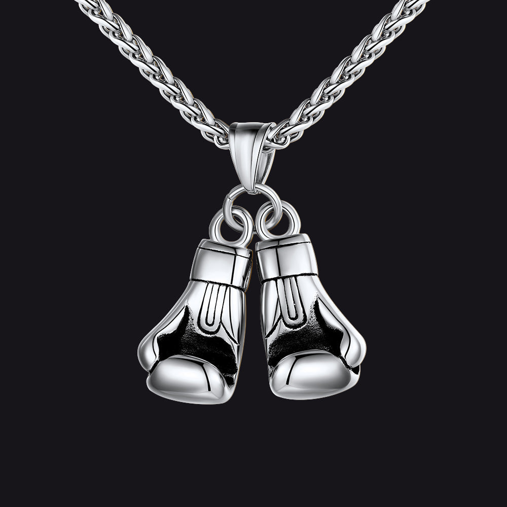 Boxing Gloves Pendant Necklace for Men and Boys