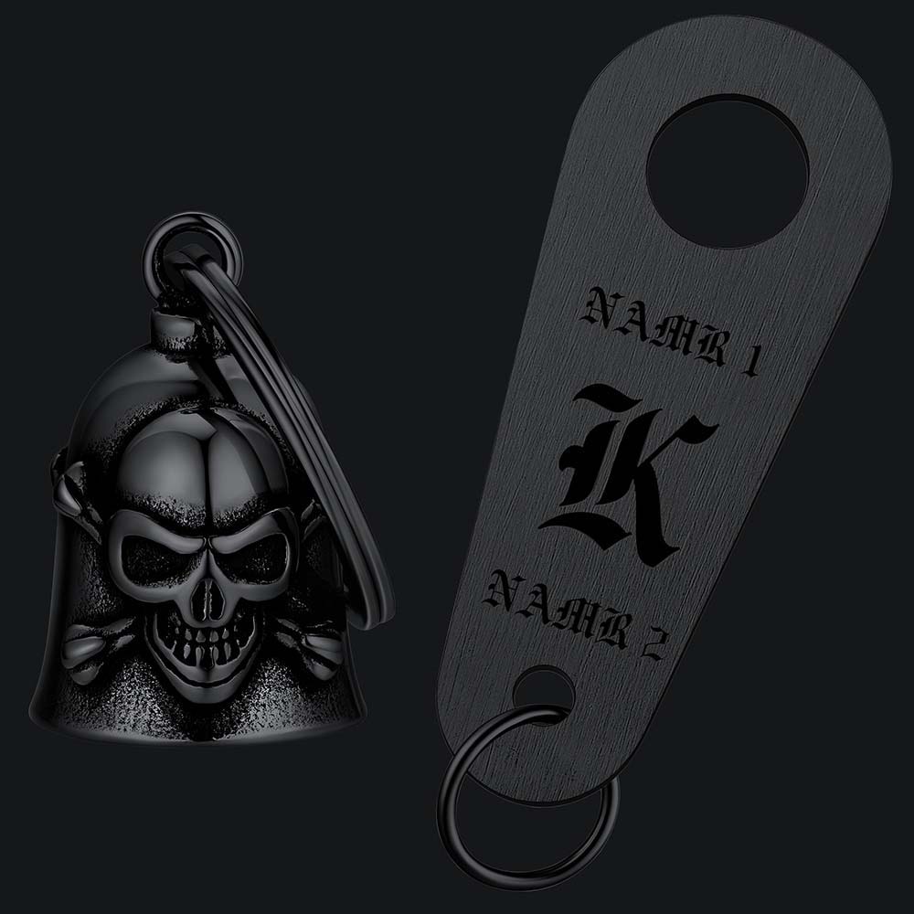 Custom Biker Skull Guardian Bell for Motorcycles