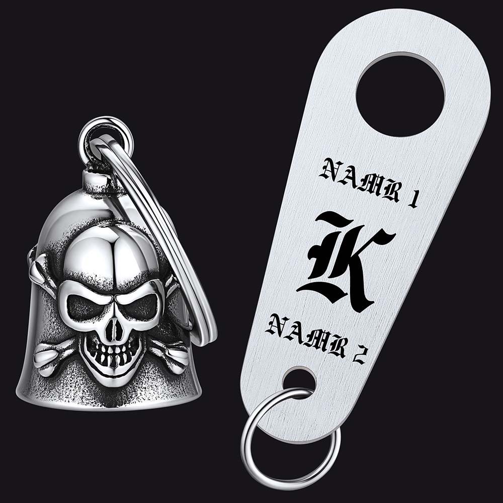 Custom Biker Skull Guardian Bell for Motorcycles