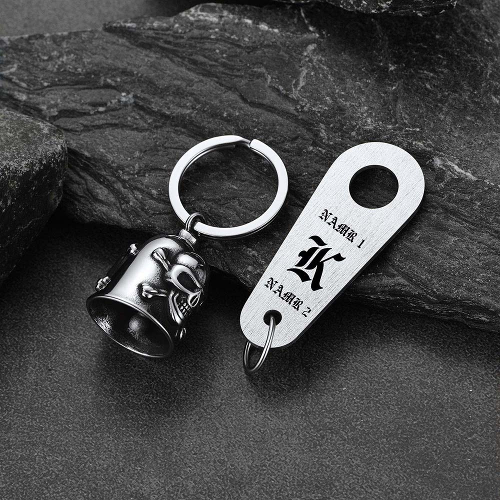 Custom Biker Skull Guardian Bell for Motorcycles