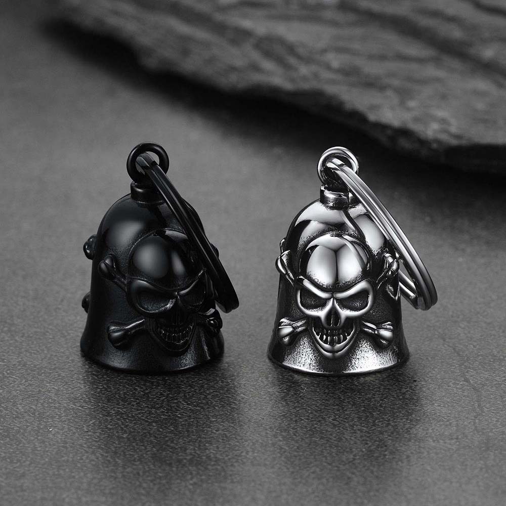 Custom Biker Skull Guardian Bell for Motorcycles