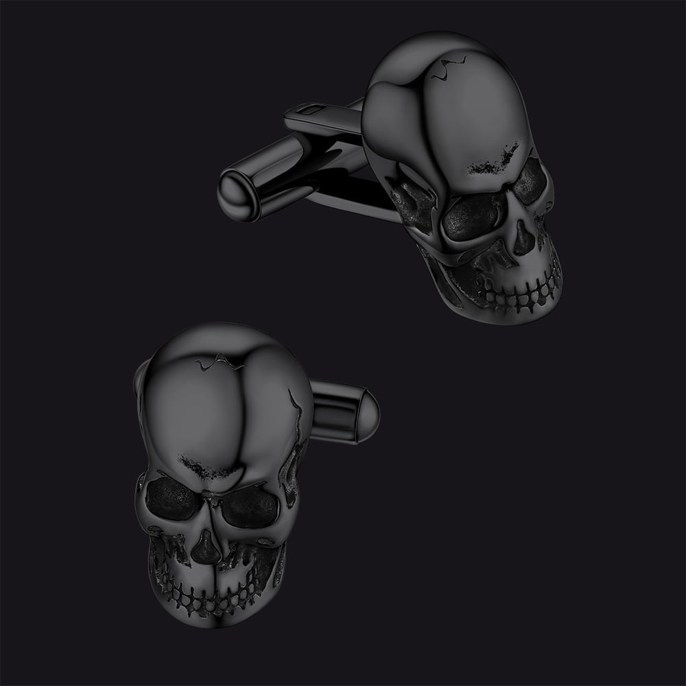 Cool Skull Cufflinks Cuff Links for Men