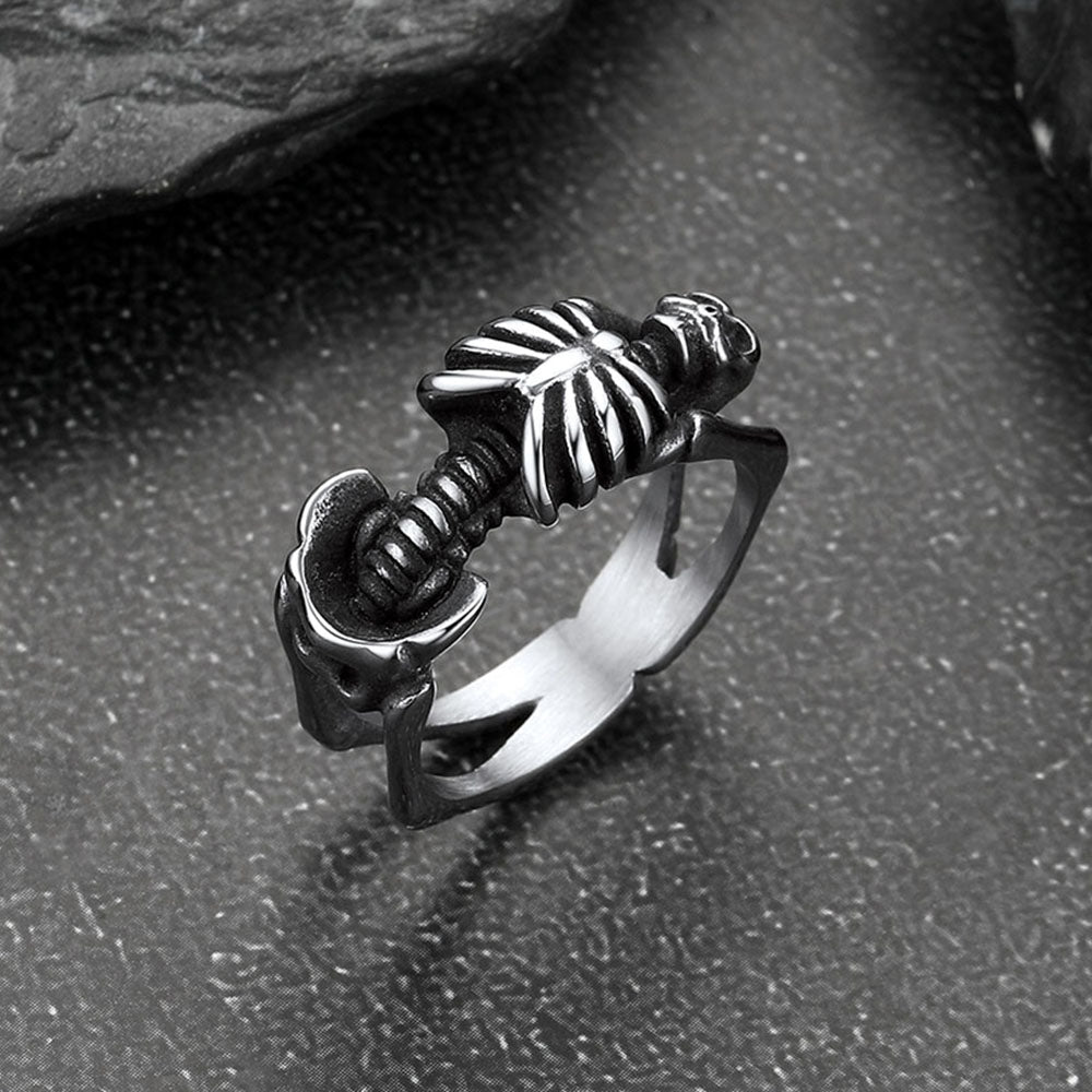 Gothic Cool Skull Rings Halloween Jewelry for Men