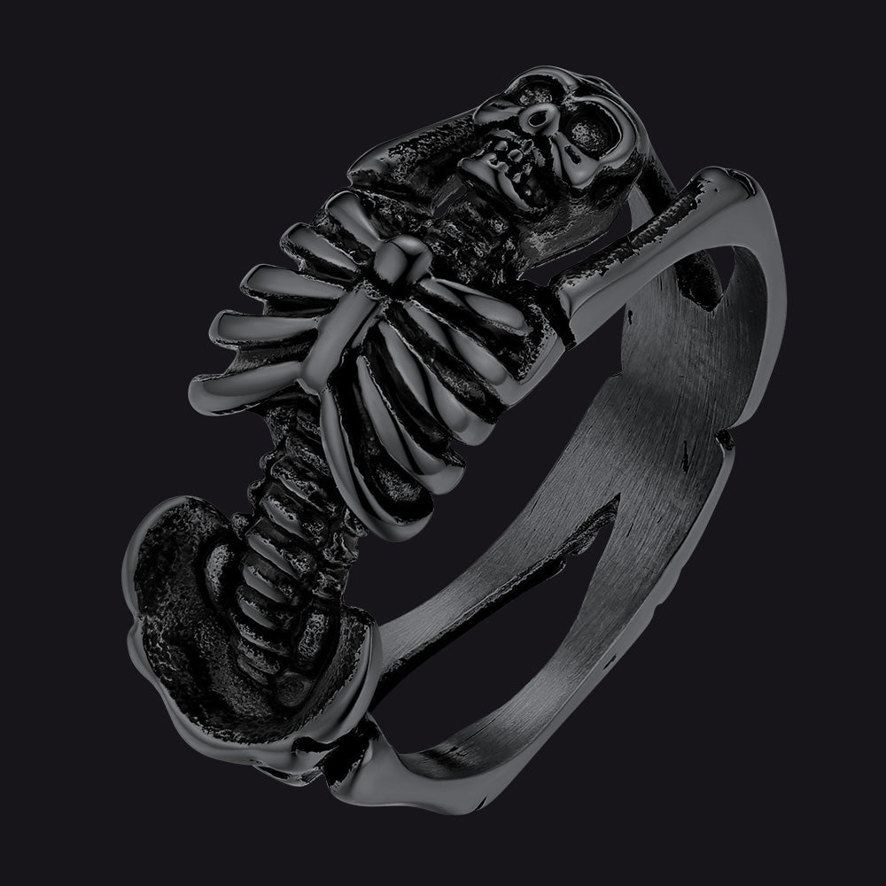 Gothic Cool Skull Rings Halloween Jewelry for Men