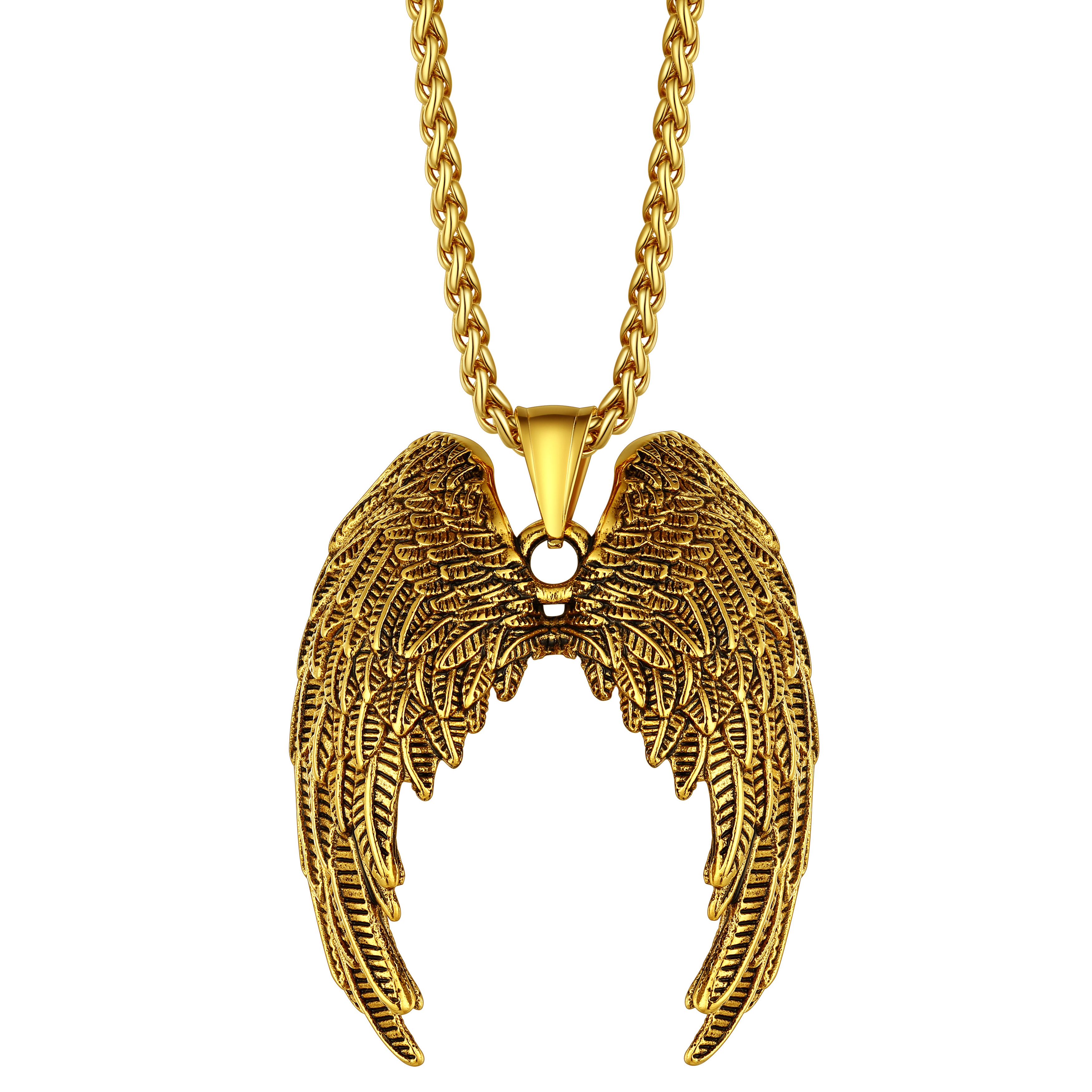 Flash Sale Angel Wings Pendant Necklace for Men and Women