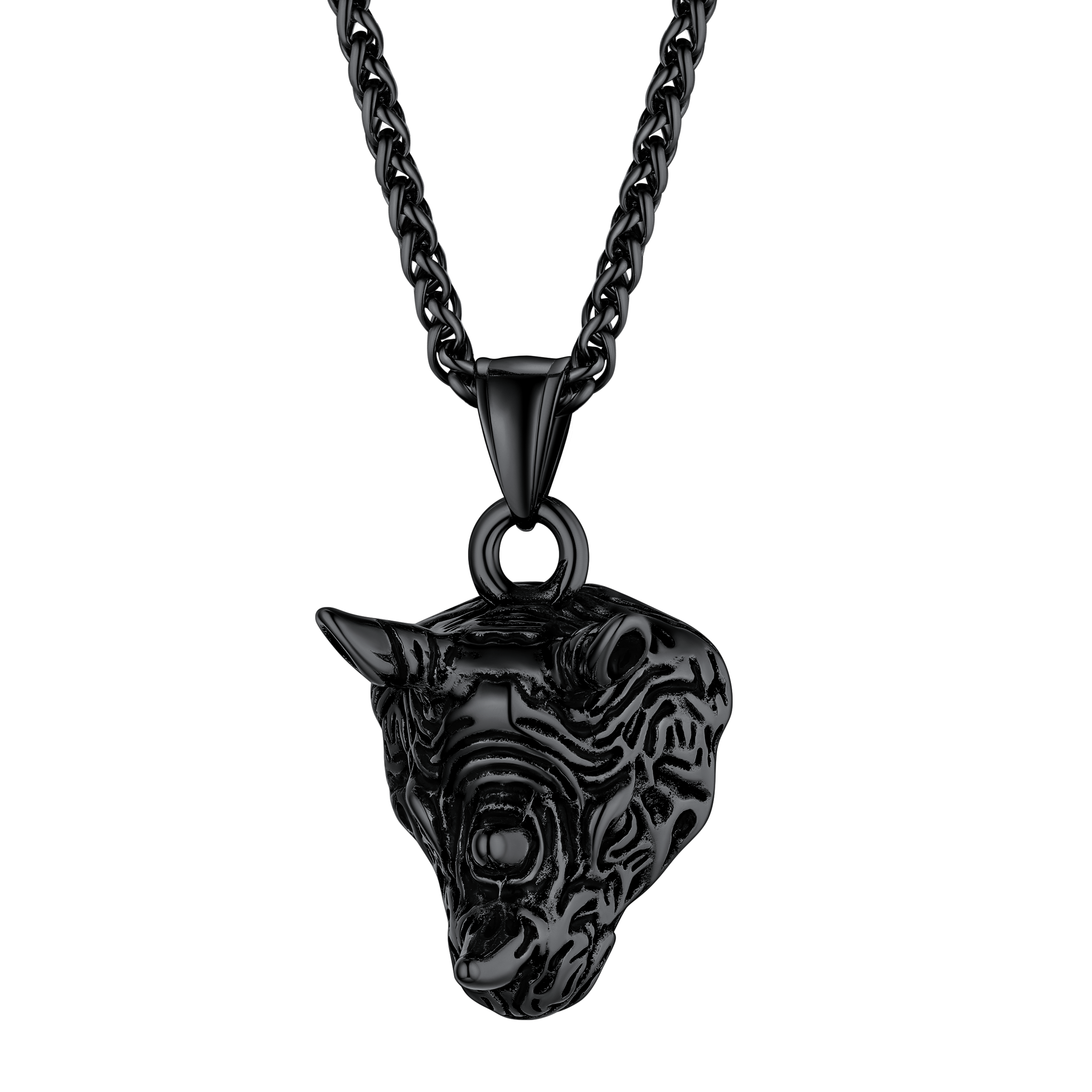 Flash Sale Gothic Rhinoceros Pendant Men Necklace
