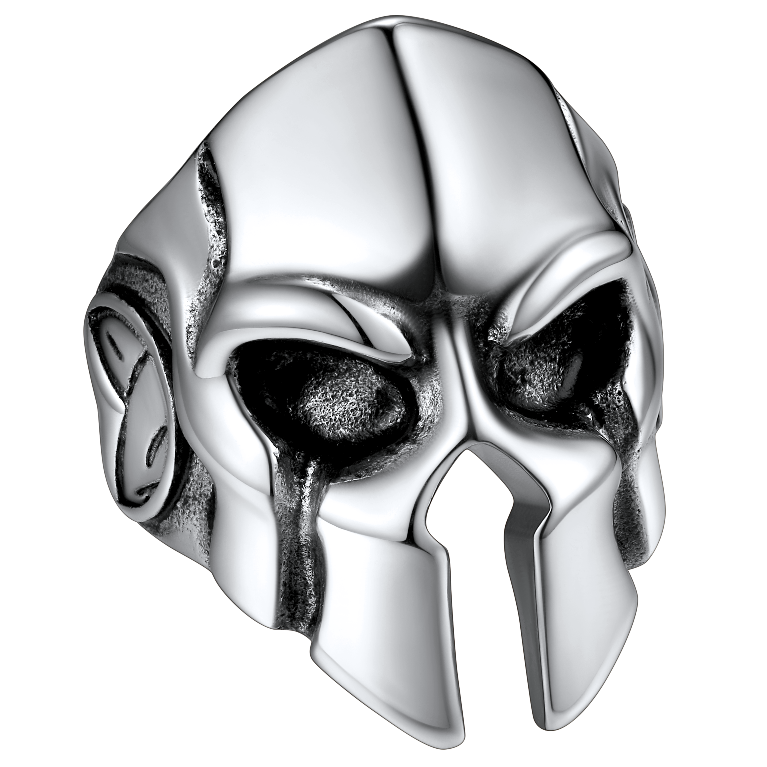 Flash Sale Stainless Steel Spartan Helmet Rings for Men