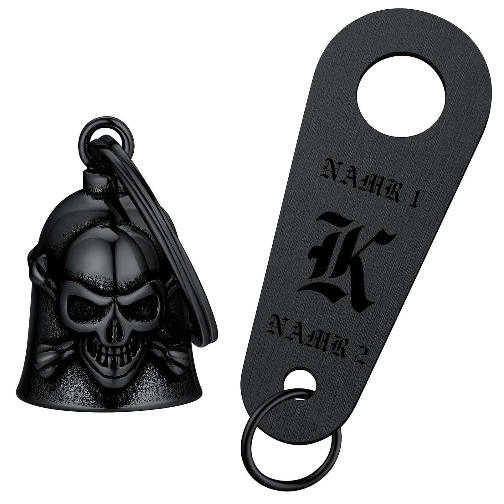 Custom Biker Skull Guardian Bell for Motorcycles