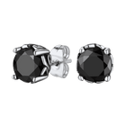 Celtic Ruby Stud Earrings for Men in Stainless Steel 11