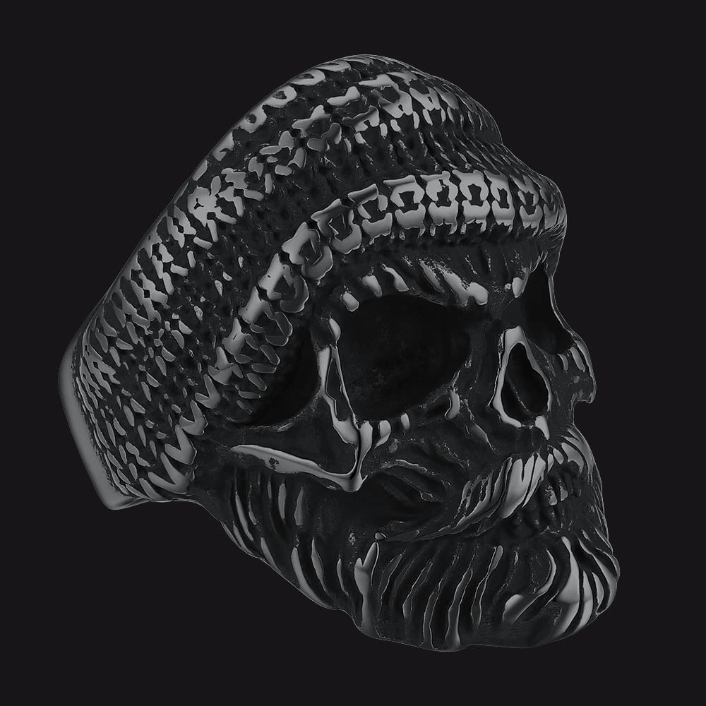 Skull Skeleton Stainless Steel Ring for Men