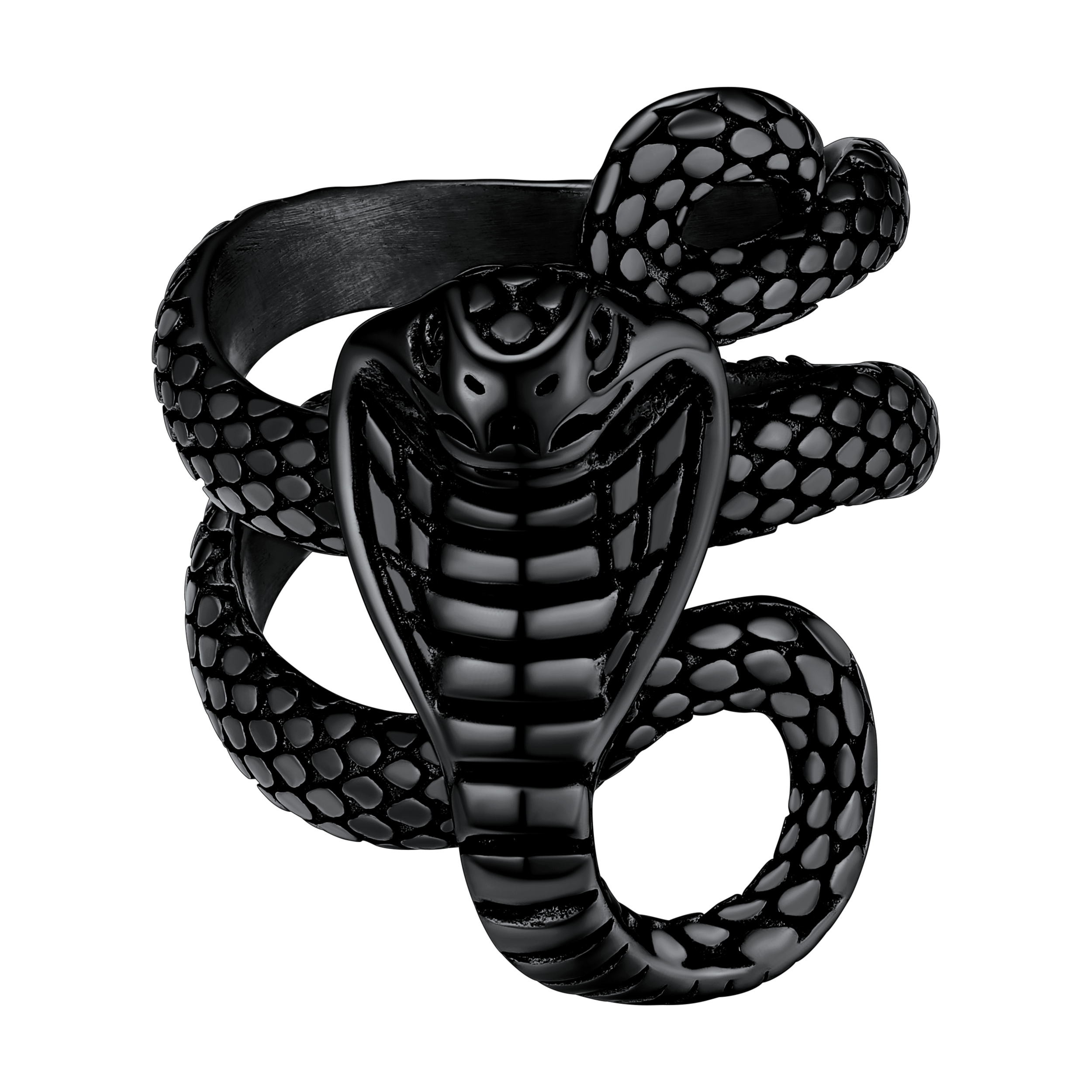 Gothic Punk Cobra Snake Ring For Men