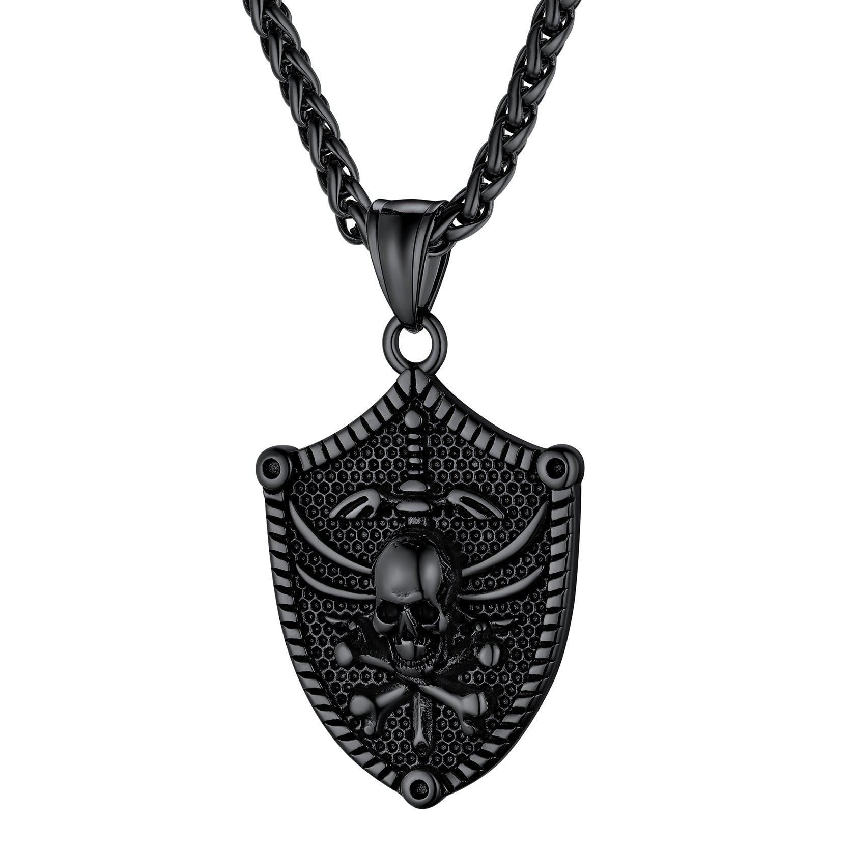 Flash Sale Viking Norse Runes Skull Necklaces for Men and Boys