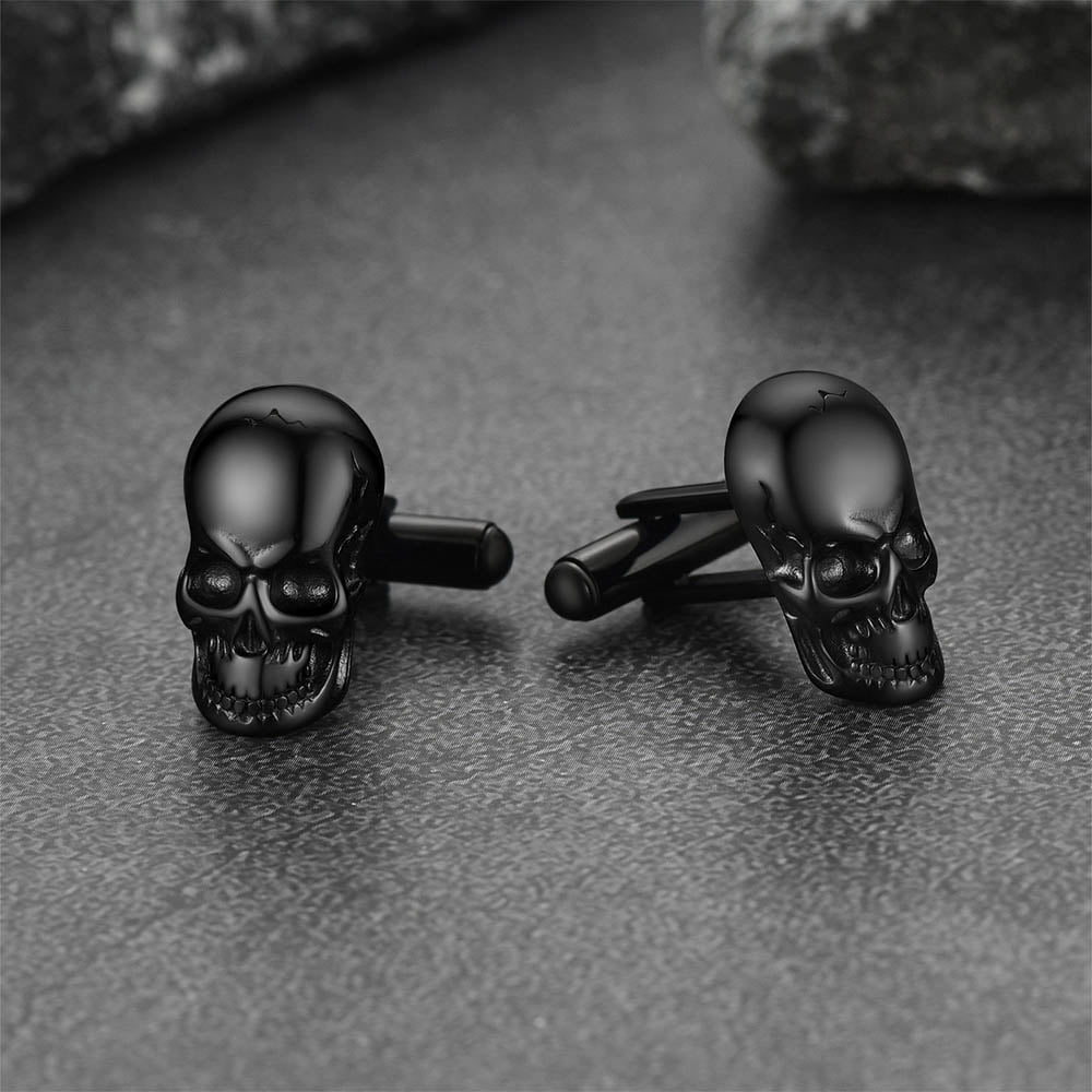 Cool Skull Cufflinks Cuff Links for Men