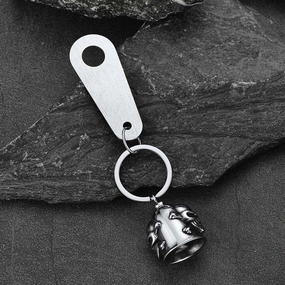 Custom Biker Skull Guardian Bell for Motorcycles