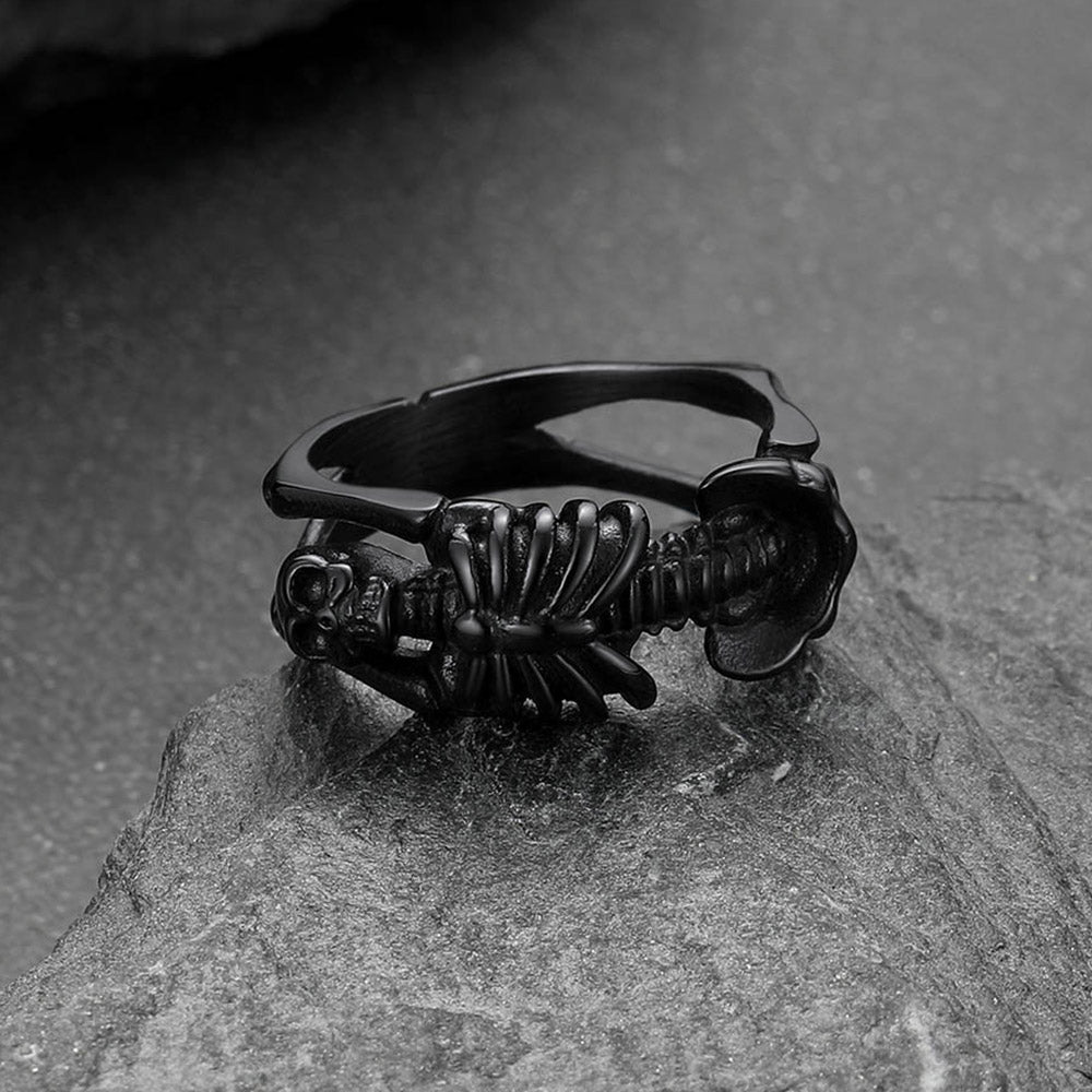 Gothic Cool Skull Rings Halloween Jewelry for Men