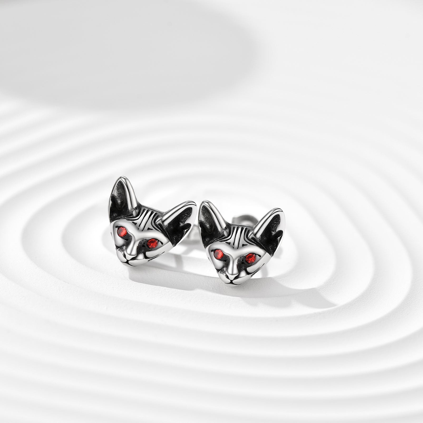 Flash Sale Quirky Cat Kitten Stud Earrings For Men Women
