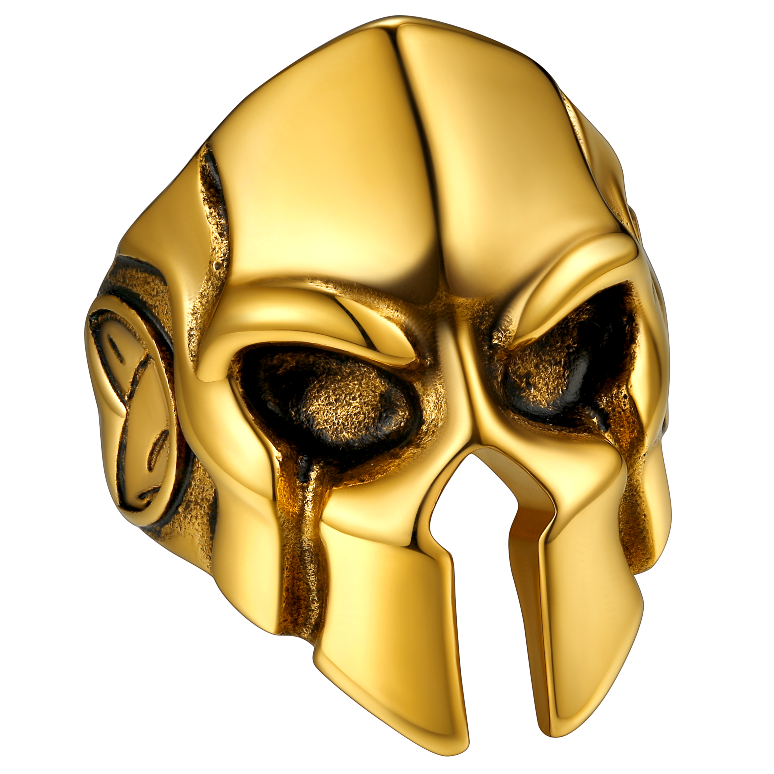 Flash Sale Stainless Steel Spartan Helmet Rings for Men