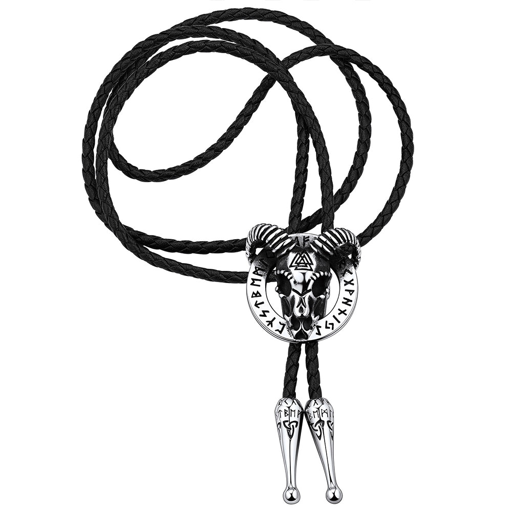 Satanic Baphomet Goat Bolo Tie for Men and Women