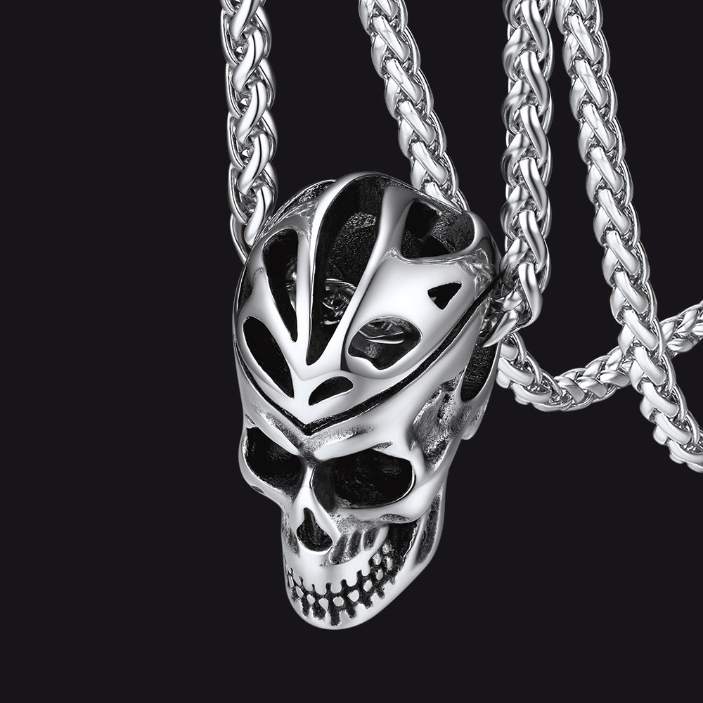 Flash Sale Gothic Skeleton Skull Necklace Pendant For Men