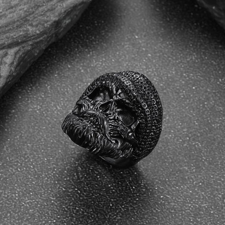 Skull Skeleton Stainless Steel Ring for Men